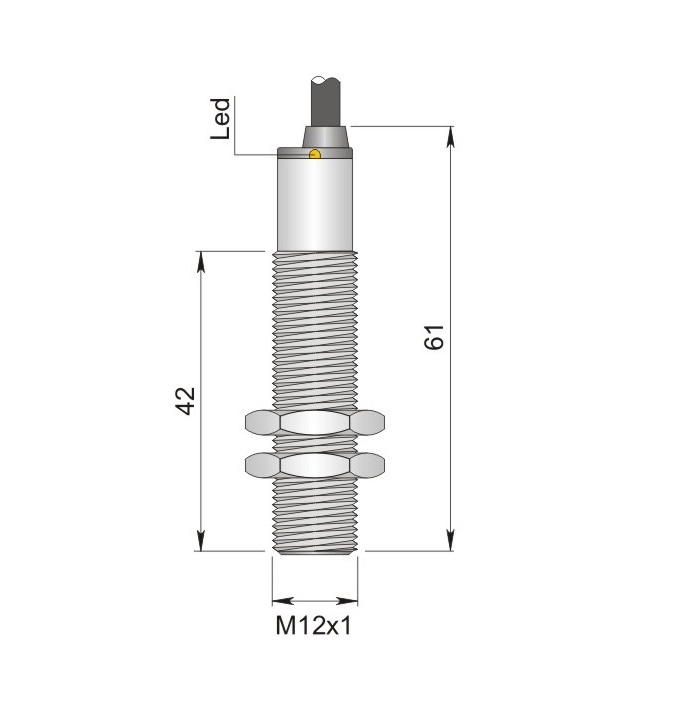 AECO İndüktif Sensör - SI12-DC4 NPN NC | İLX