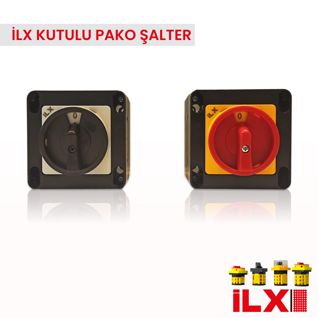 0-1 Aç-Kapa Pako Şalter 3 Fazlı A Tipi 48x48 | İL-XL4-A03-02073